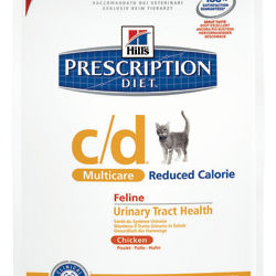 Hills Prescription Diet Feline c/d Multicare Reduced Calorie Chicken - PetDoctors - Loja Online