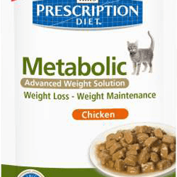 Hills Prescription Diet Feline Metabolic | Wet (Saqueta) | 12 x 85 g - PetDoctors - Loja Online