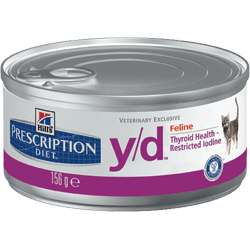 Hills Prescription Diet Feline y/d | Wet (Lata) | 24 x 156 gr | 24 latinhas de 156 gr - PetDoctors - Loja Online