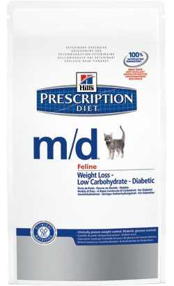 Hills Prescription Diet m/d Feline Chicken | 1,5 kg - PetDoctors - Loja Online