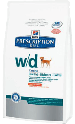 Wd diabetic online dog food