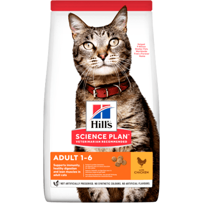 Hills Science Plan Adult Cat with Chicken - PetDoctors - Loja Online