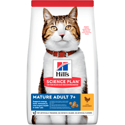 Hills Science Plan Mature Adult 7+ Cat with Chicken | 1,5 kg - PetDoctors - Loja Online