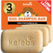 Kelebs Anticomichão | champô sólido para cães, para pele sensível e dermatite | anti-comichão com óleo de lavanda calmante, conjunto de 3 barras, sabão natural BIO e vegano - PetDoctors - Loja Online