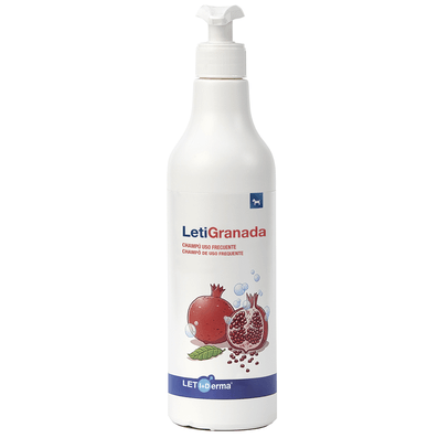 LETI Champô Dermatológico com extrato de Romã - PetDoctors - Loja Online