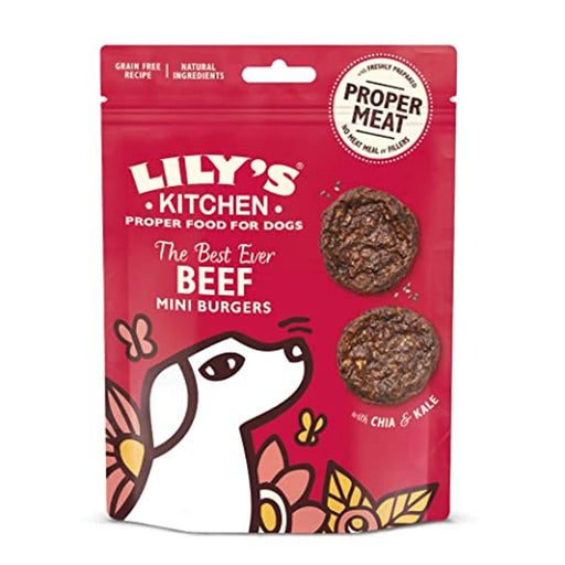 Lily's Kitchen - Os melhores mini Burgers de todos os tempos para cão - 8 pacotes de 70 gramas (560 gr) - PetDoctors - Loja Online
