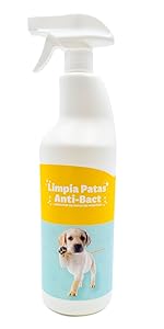 Limpador de patas para cães - 1 litro - Higienizador de patas (não irritante) - com aloé vera - spray antibacteriano - PetDoctors - Loja Online