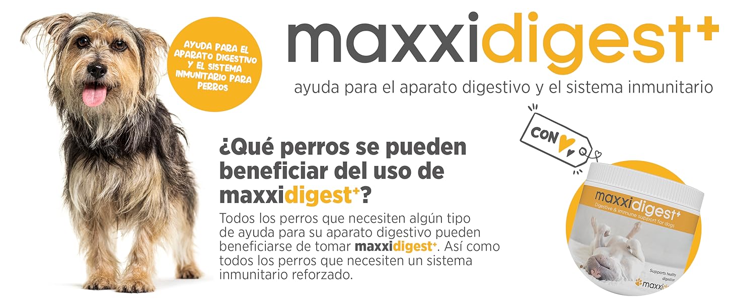 maxxipaws - maxxidigest+ Probiotiques, prébiotiques et enzymes