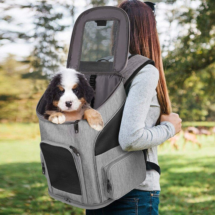 Mochila Transportadora para Cães Pequenos ou Gatos - PetDoctors - Loja Online