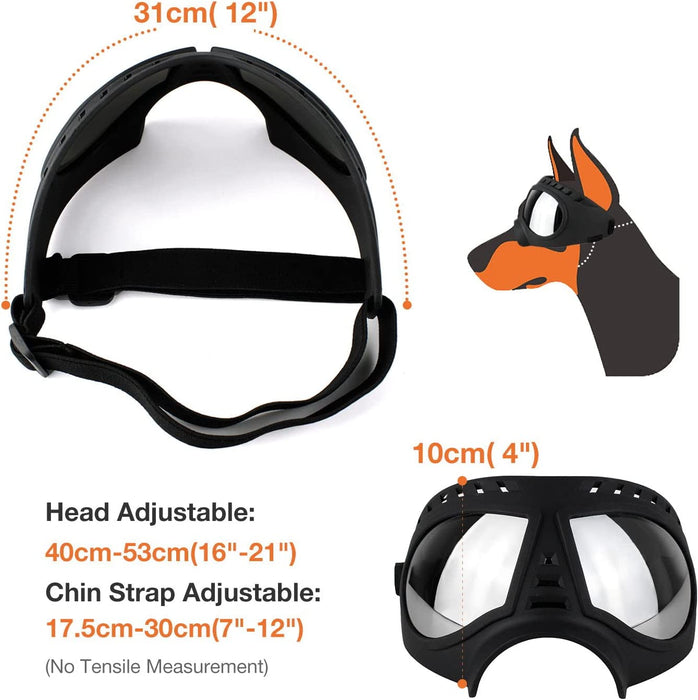 Óculos de Sol para Cães - Proteção UV Impermeáveis e Ajustáveis - PetDoctors - Loja Online