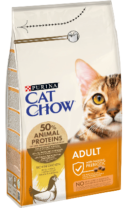 PURINA Cat Chow Adult Chicken | 1,5 kg | 3 kg | 15 kg - PetDoctors - Loja Online