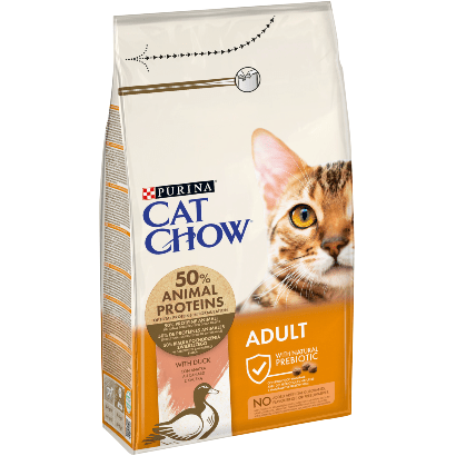 PURINA Cat Chow Adult Duck | 1,5 kg - PetDoctors - Loja Online