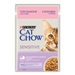 PURINA Cat Chow Adult Sensitive Salmon | Wet (Saqueta) | 26 Saquetas de 85 gramas - PetDoctors - Loja Online