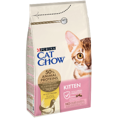 PURINA Cat Chow Kitten Chicken | 1,5 kg | 15 kg - PetDoctors - Loja Online