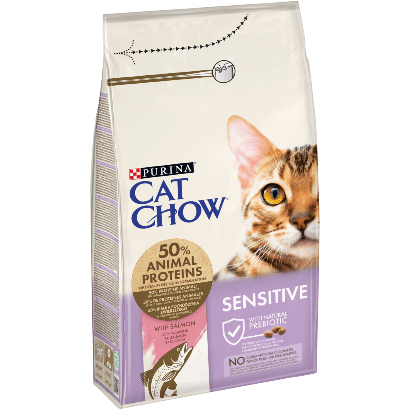 PURINA Cat Chow Sensitive Salmon | 1,5 kg - PetDoctors - Loja Online