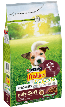 PURINA Friskies Cão Mini Menu Nutri Soft | Carne de Vaca | 1,4 kg - PetDoctors - Loja Online