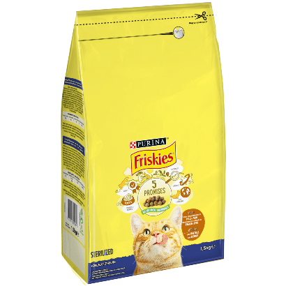 PURINA Friskies Gato Esterilizados | Peru & Vegetais | 3 kg - PetDoctors - Loja Online