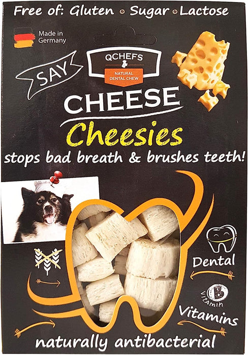 QCHEFS Dental - Fitness cheesies contra o mau hálito - para limpeza dentária - PetDoctors - Loja Online