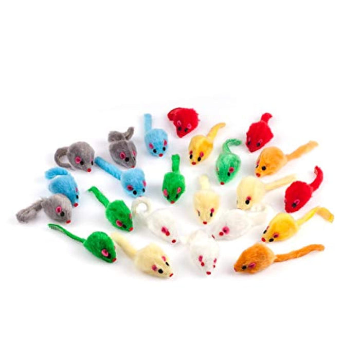 "Ratinhos" de brincar com som, com 10,5 cm, para Gatos (Côres Variadas) - PetDoctors - Loja Online