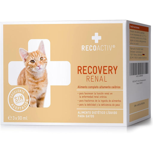 RECOACTIV Recovery renal para gatos, 1 x 280 ml, alimento dietético completo de alto teor calórico para disfunção renal e aumento das necessidades energéticas - PetDoctors - Loja Online