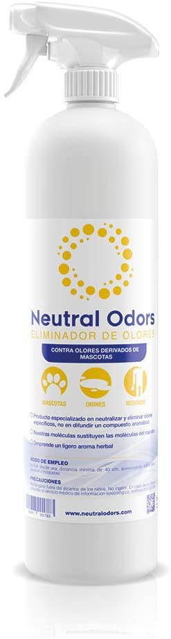 Removedor de odores de animais de estimação (pisos, tapetes, caixas de areia, etc.) - NEUTRAL ODORS - PetDoctors - Loja Online