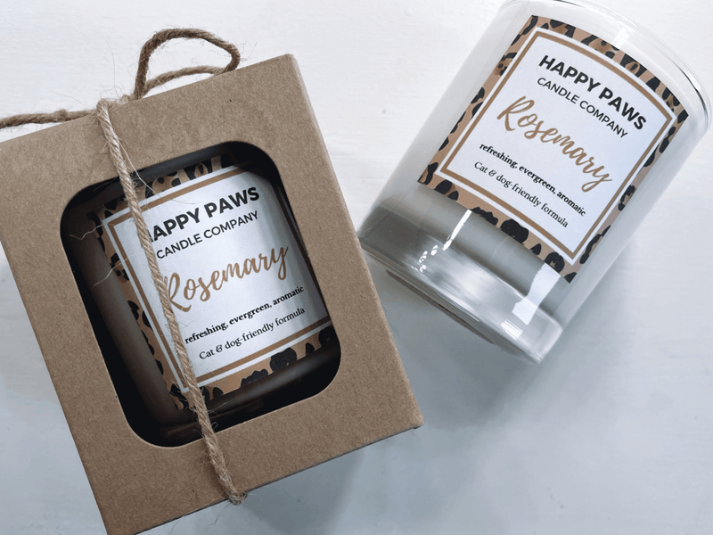 Rosemary - Vela Aromática de Alecrim 'Pet Friendly' - PetDoctors - Loja Online
