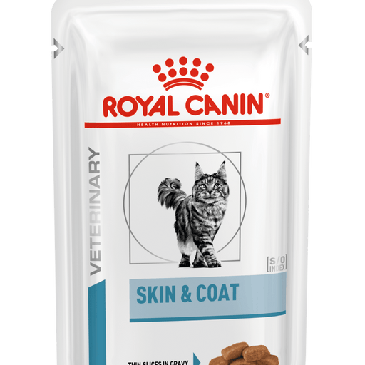 Royal Canin Cat Skin & Coat - (Thin Slices in Gravy) - 12 Saquetas de 85 gramas cada - PetDoctors - Loja Online
