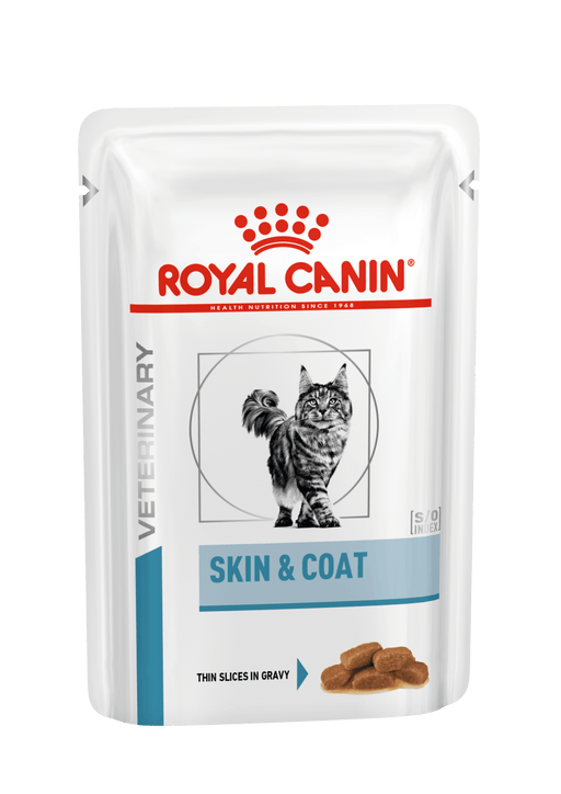 Royal Canin Cat Skin & Coat - (Thin Slices in Gravy) - 12 Saquetas de 85 gramas cada - PetDoctors - Loja Online