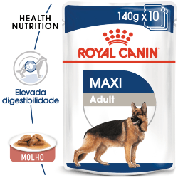 Royal Canin Hund Maxi Adult | Nassfutter (Beutel) | 10 Beutel à 140 Gramm =  1,4 Kg - PetDoctors - Online-Shop — PetDoctors