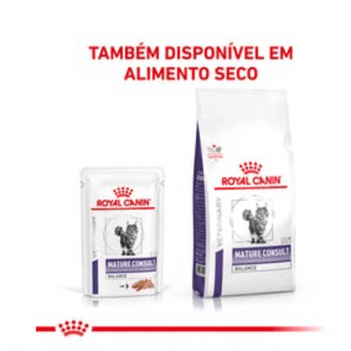 Royal Canin Feline CAT MATURE CONSULT (12 Saquetas x 85 gramas) - PetDoctors - Loja Online