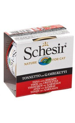 Schesir Cat: Atum com Gambas (6 x 50 Gramas) - PetDoctors - Loja Online
