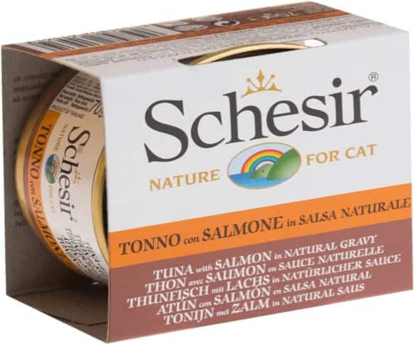 Schesir Cat: Atum com Salmão (70 Gramas) - PetDoctors - Loja Online