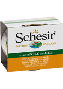 Schesir Dog: Filet de Frango com Aloe em Gelatina (150 Gramas) - PetDoctors - Loja Online