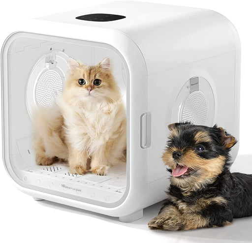 Secador automático para gatos e cães pequenos, ultra silencioso, controlo inteligente de temperatura, secagem a 360 graus - PetDoctors - Loja Online