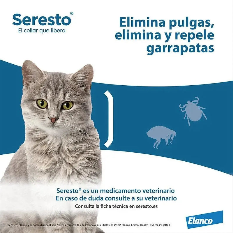 SERESTO Desparasitante Coleira para Gato (38 CM LARANJA) - PetDoctors - Loja Online