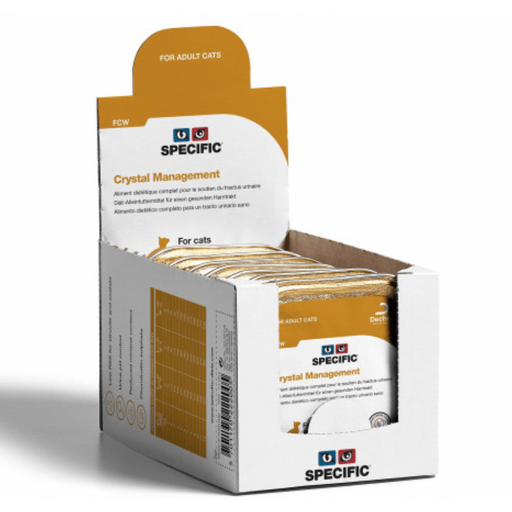Specific Cat FCW Crystal Prevention Wet (Terrina) - Caixa com 7 Embalagens de 100 gramas cada - PetDoctors - Loja Online