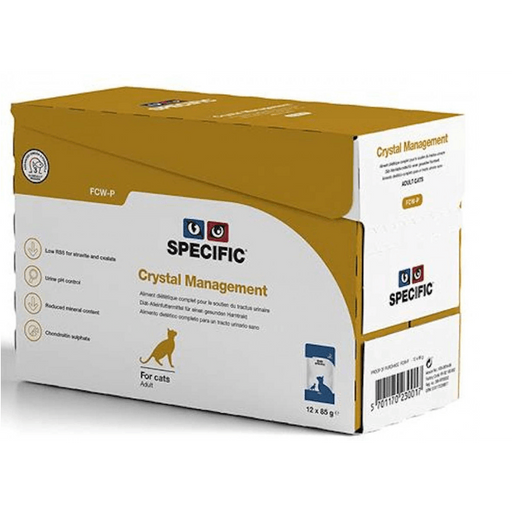 Specific Cat FCW-P Crystal Prevention - Caixa com 12 Embalagens de 85 gramas cada - PetDoctors - Loja Online