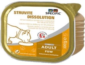 Specific Cat FSW Struvite Dissolution Wet (Terrina) - Caixa com 7 Embalagens de 100 gramas cada - PetDoctors - Loja Online