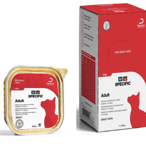 Specific Cat FXW Adult Wet (Terrina) - Caixa com 7 embalagens de 100 gramas - PetDoctors - Loja Online