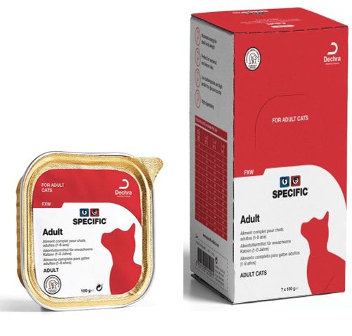 Specific Cat FXW Adult Wet (Terrina) - Caixa com 7 embalagens de 100 gramas - PetDoctors - Loja Online