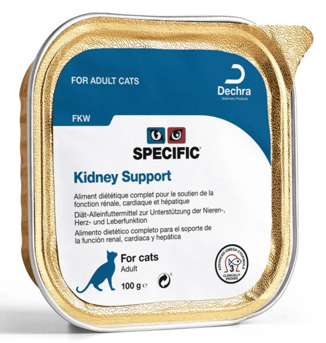 Specific Cat Specific FKW Kidney Support Wet (Terrina) (100 gramas) - PetDoctors - Loja Online