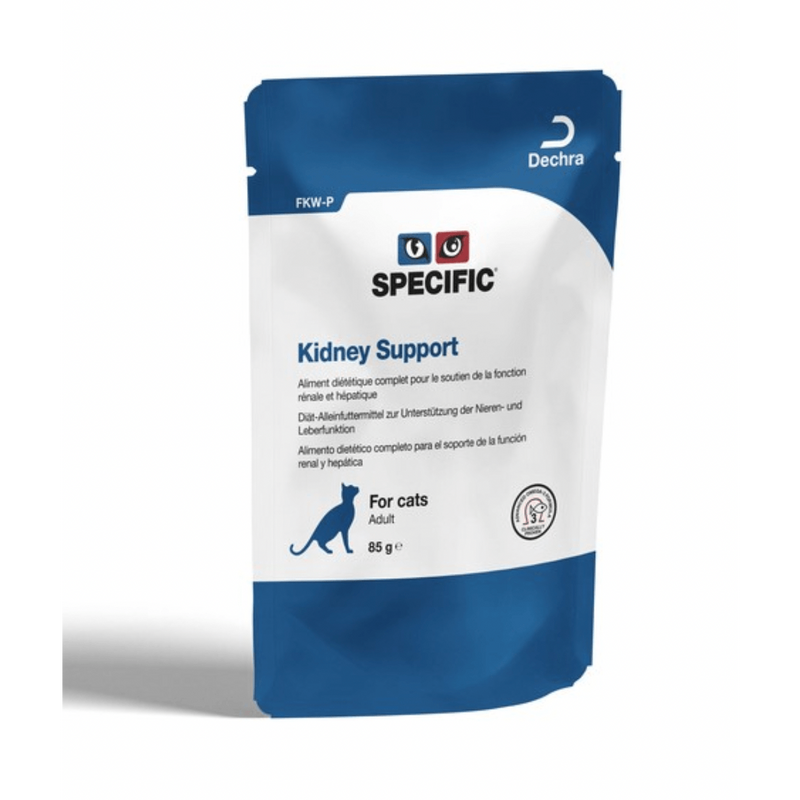 Specific Cat Specific FKW-P Kidney Support - Caixa com 12 Embalagens de 85 gramas cada - PetDoctors - Loja Online