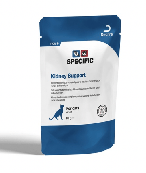 Specific Cat Specific FKW-P Kidney Support - Caixa com 12 Embalagens de 85 gramas cada - PetDoctors - Loja Online