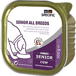 Specific Dog CGW Senior All Breeds | Wet (Terrina) - Embalagem com 300 gramas - PetDoctors - Loja Online