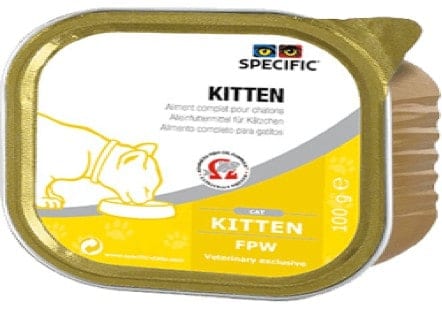 Specific FPW Kitten Wet (Terrina) - Caixa com 7 embalagens de 100 gramas cada - PetDoctors - Loja Online