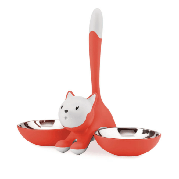 TAÇA PARA COMIDA/ÁGUA DE GATO "TIGRITO" (Alessi) - PetDoctors - Loja Online