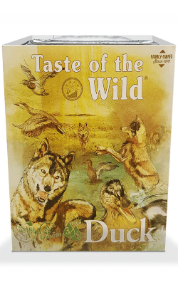 Taste of the Wild Canine Formula Duck | Wet (Terrina) | 7 x 390 gramas - Ração Húmida para Cães - PetDoctors - Loja Online