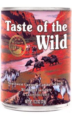 Taste of the Wild Southwest Canyon Canine Formula | Wet (Lata) | 12 x 390 gramas - PetDoctors - Loja Online