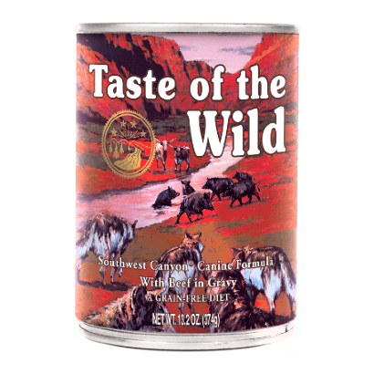 Taste of the Wild Southwest Canyon Canine Formula | Wet (Lata) | 12 x 390 gramas - PetDoctors - Loja Online