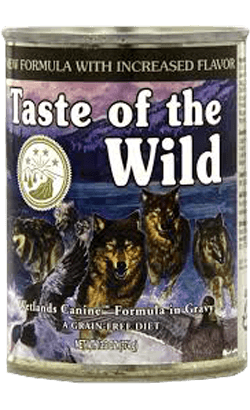 Taste of the Wild Wetlands Canine Formula | Wet (Lata) | 12 x 390 gramas - Ração Húmida para Cão - PetDoctors - Loja Online